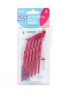 Mezizubní kartáčky TePe Angle 0,4 mm růžové, 6 ks