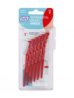 Mezizubní kartáčky TePe Angle 0,5 mm červené, 6 ks