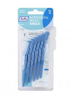 Mezizubní kartáčky TePe Angle 0,6 mm modré, 6 ks