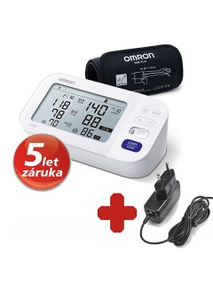 Tlakoměr OMRON M6 Comfort s AFib + síťový zdroj