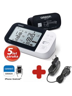 Tlakoměr OMRON M7 Intelli IT s AFib + síťový zdroj